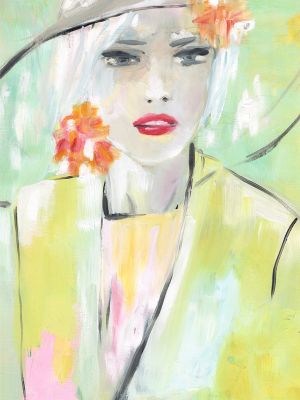 Ella Portrait mit Öl gemalt